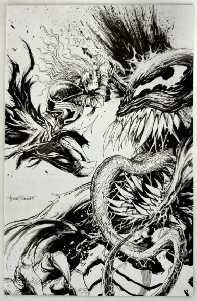 Venom #28AD Kirkham Secret Sketch Cover
