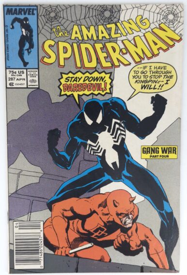 The Amazing Spider-Man #287 (1987) – Gang War Part 4, Punisher & Daredevil Appearance
