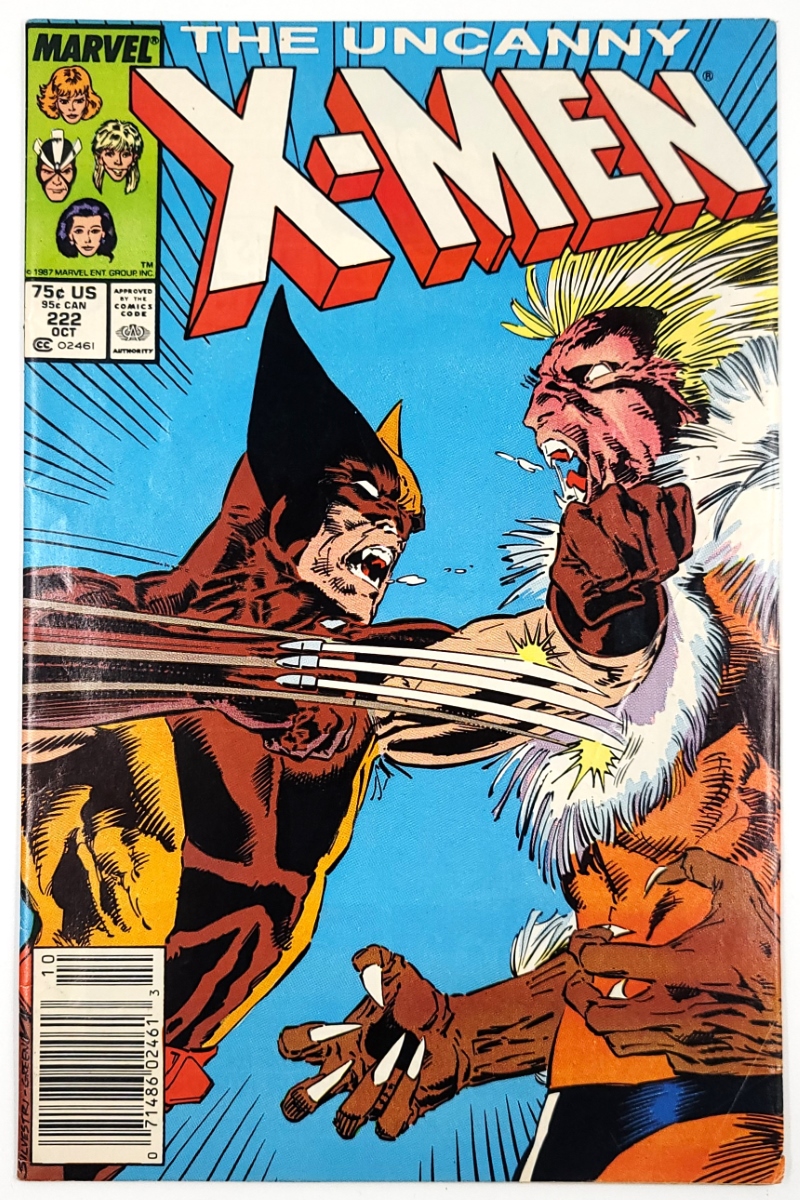 The Uncanny X-Men #222 | Wolverine vs. Sabretooth