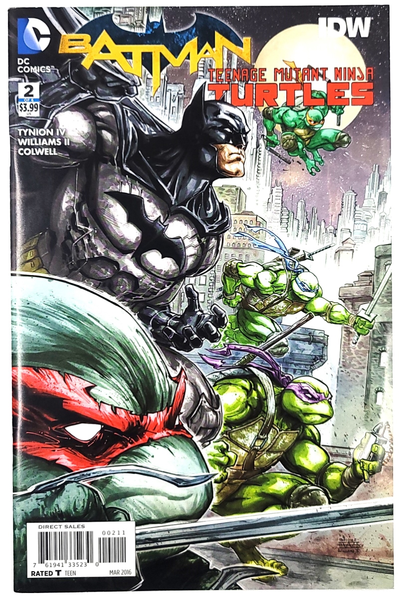 Batman / Teenage Mutant Ninja Turtles #2 | Batman Battles the Turtles in Gotham